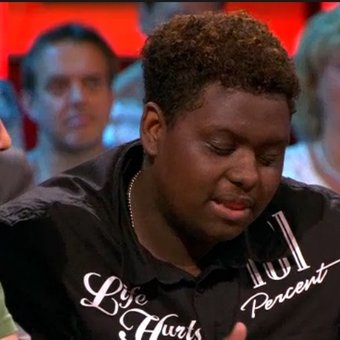 Dylan Trustfull en Martijn van de Griendt bij DWDD