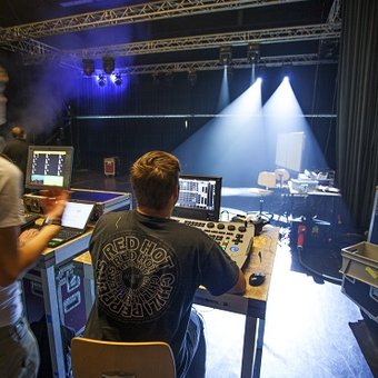 Theater spotlights Podiumtechnicus