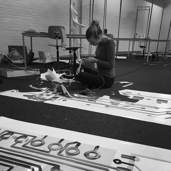 Student Mediacollege Amsterdam bouwt expositie RV op